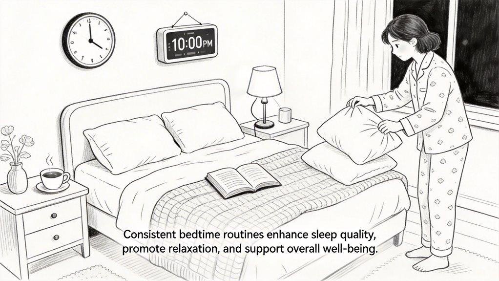consistent bedtime routine benefits