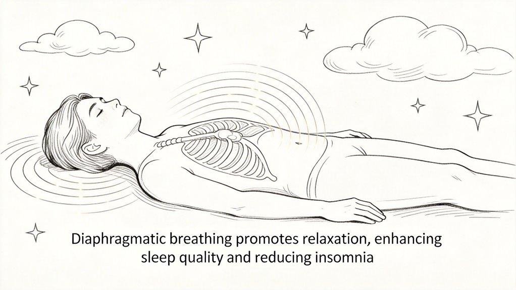 diaphragmatic breathing improves sleep
