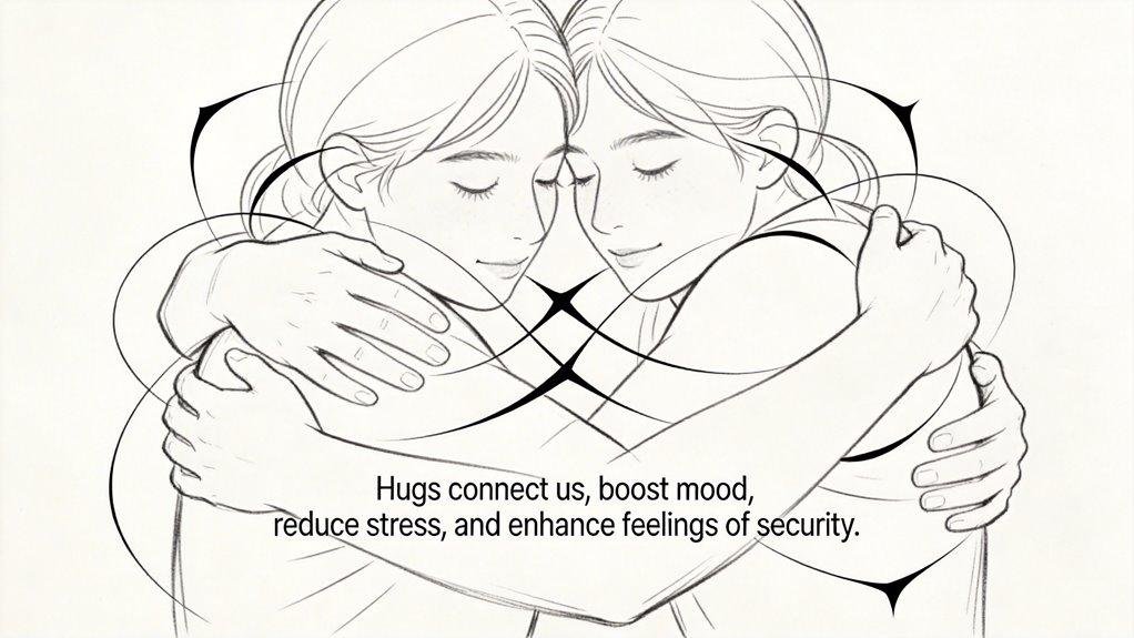 hugs enhance emotional health