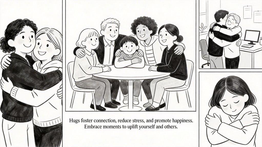 include hugs daily improve happiness