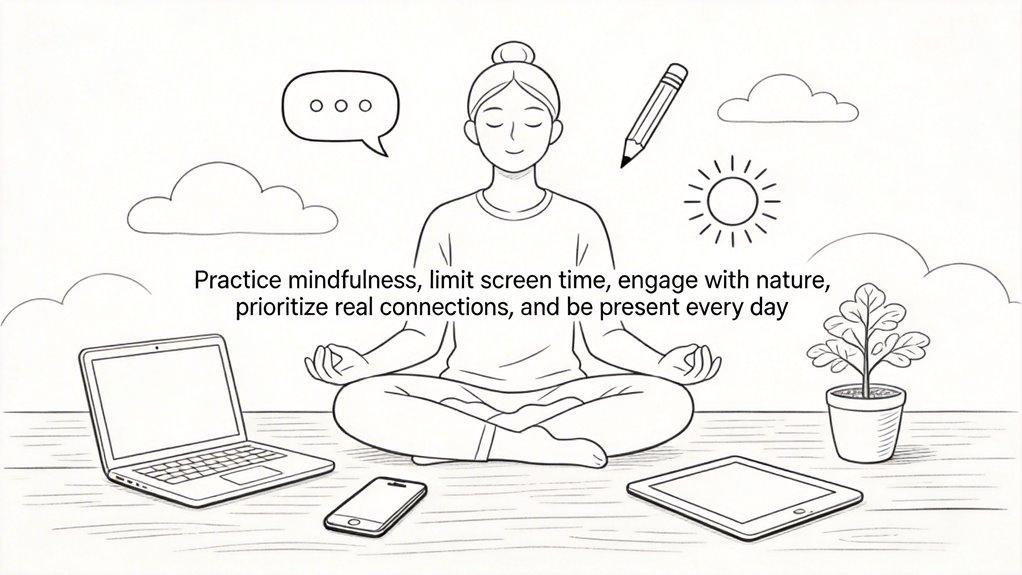 mindful technology consumption habits